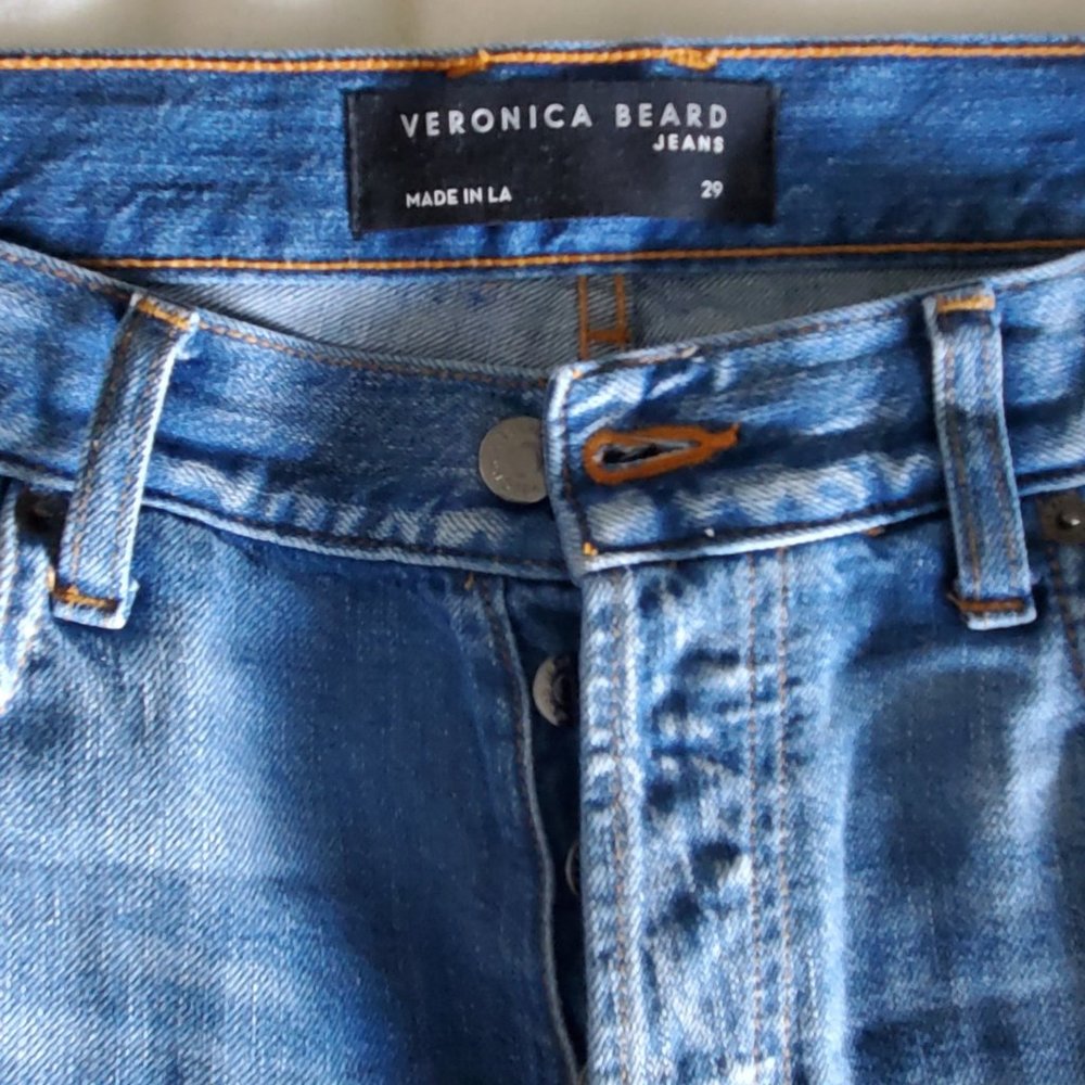 Veronica Beard denim high waist wide leg denim size 29